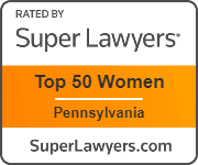 Rated By | Super Lawyers | Top 50 Women | Pennsylvania | SuperLawyers.com
